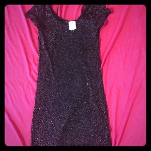 NWT forever 21 little black sequined dress size M
